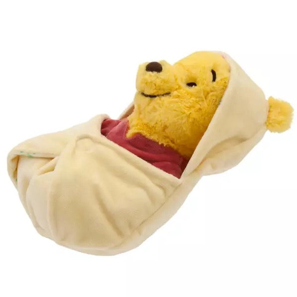 Disney Babies In Hooded Pouch Plush - Winnie The Pooh - 10"