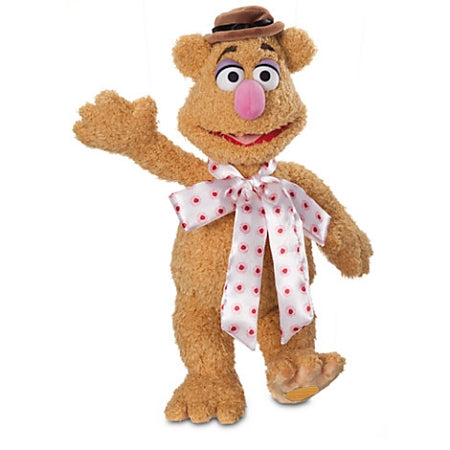  Disney Plush - Fozzie Bear Plush - The Muppets - 16''