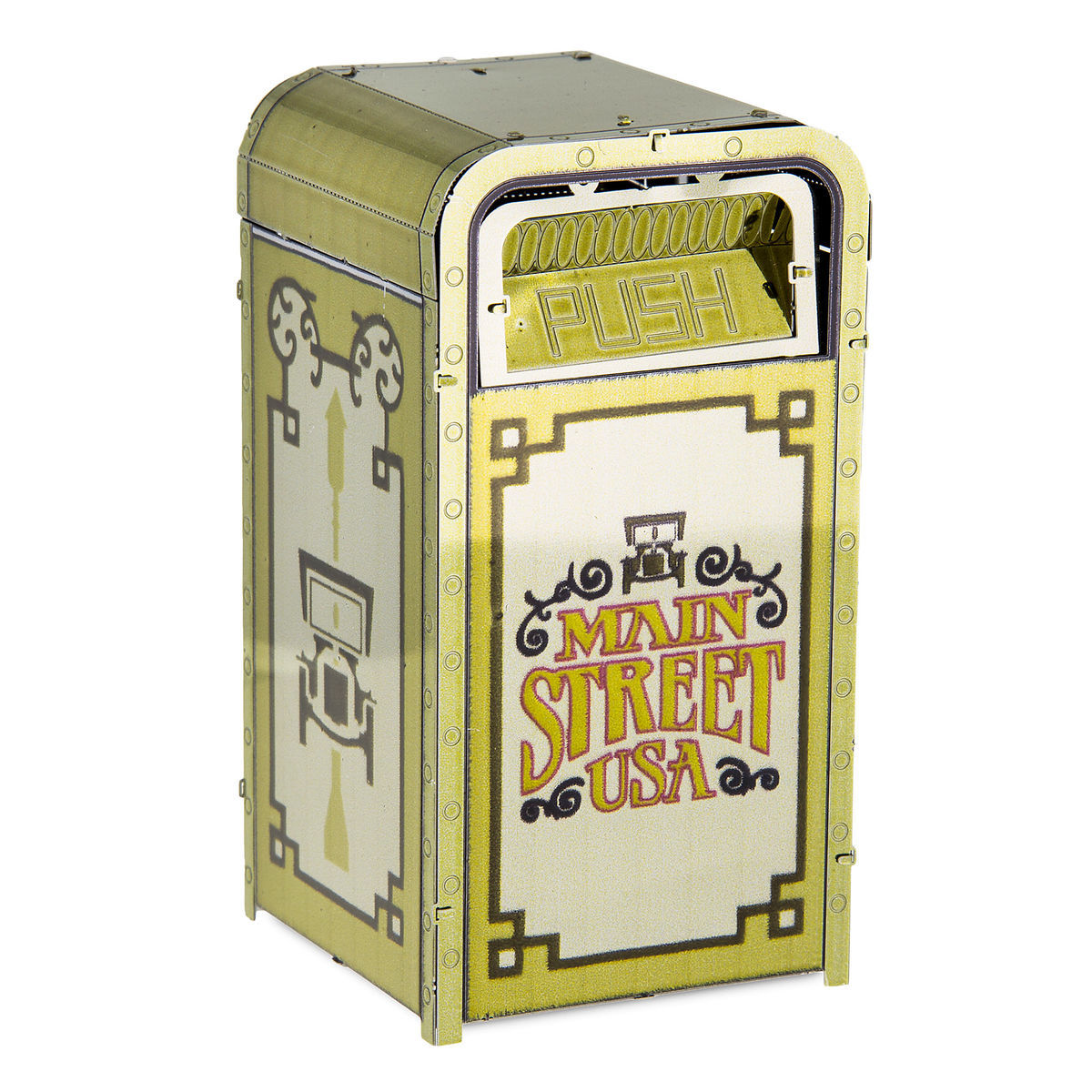  Disney 3D Model Kit - Main Street Trash Can - Metal