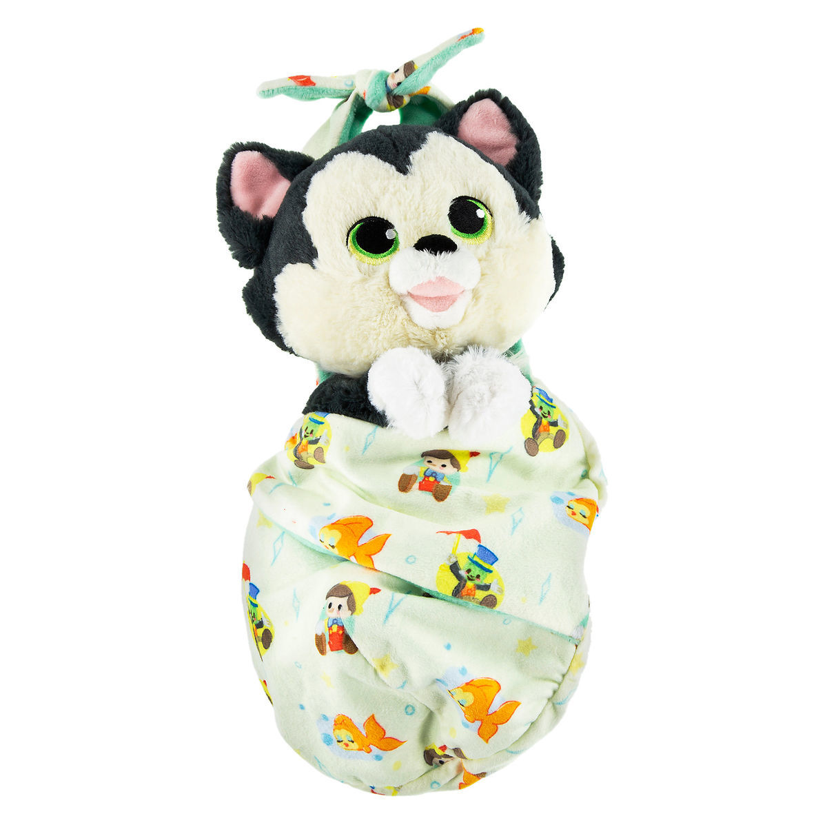  Disney Blanket Pouch Plush - Figaro - Pinocchio - 10"