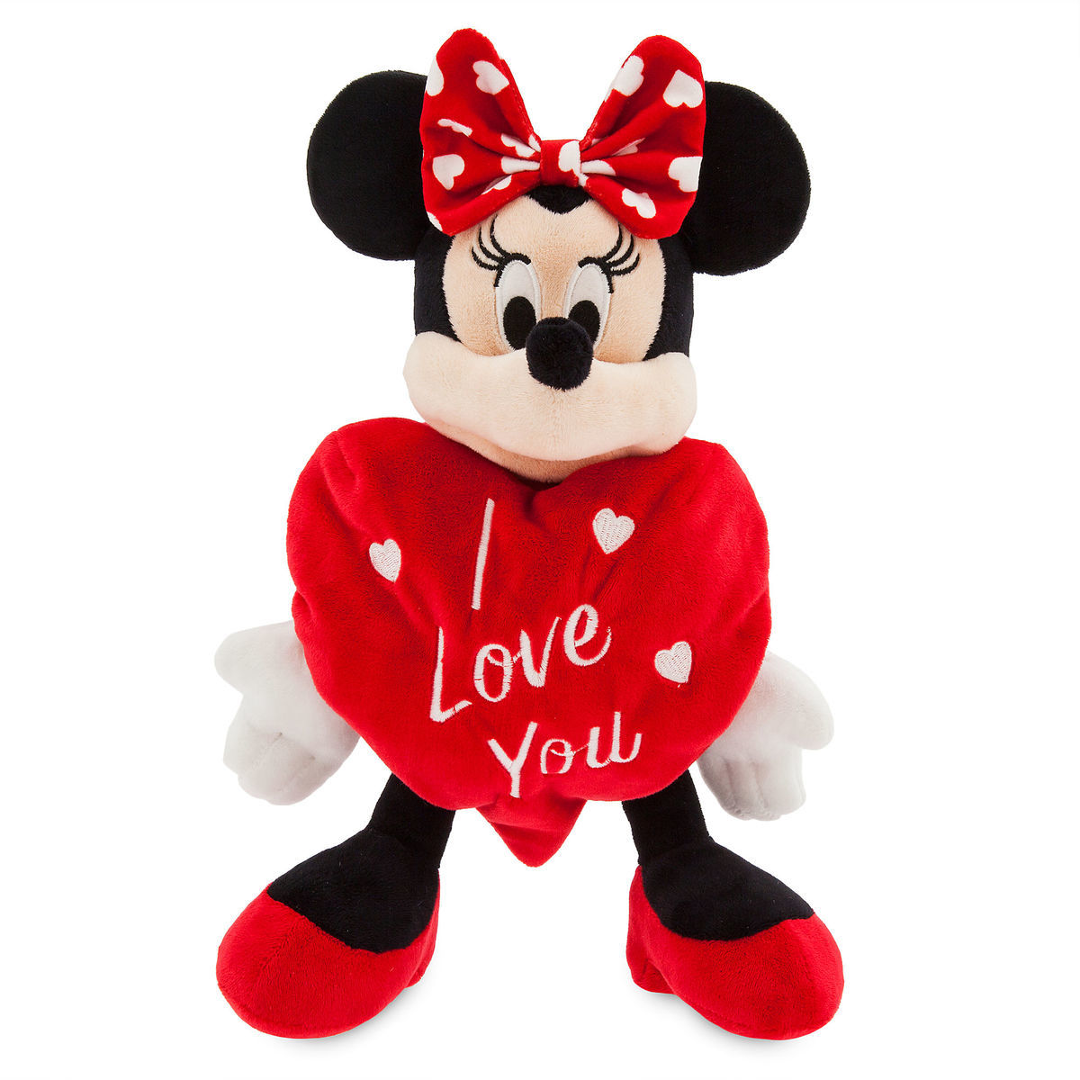  Disney Plush - Valentine's Day - Minnie Mouse - I Love You