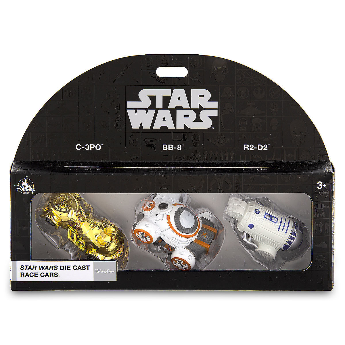  Disney Racers Die Cast Set - Star Wars Droid - Set Of 3