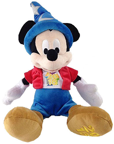  Disney Plush - 2015 Sorcerer Mickey Mouse - 12"