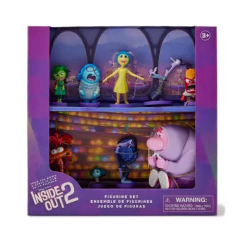  Disney Figurine Boxed Set - Inside Out 2 - Set Of 9