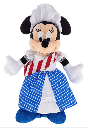  Disney Plush - Minnie Mouse Americana - 9"