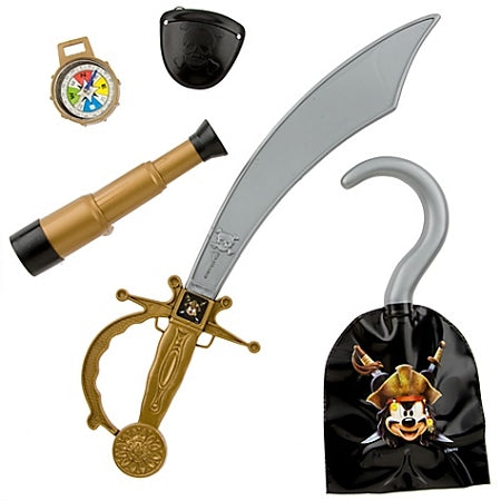  Disney Play Set - Mickey Mouse Pirates Of The Caribbean Captain