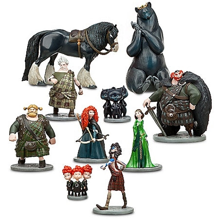  Disney Figurine Set - Brave Figurine Playset