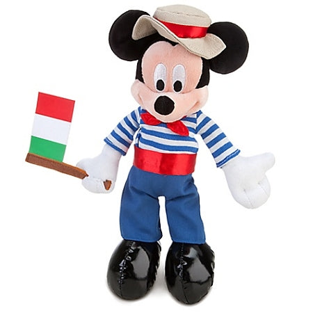  Disney Plush - Italy World Showcase Mickey Mouse Plush Toy -- 10''