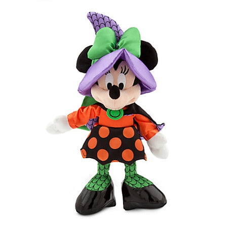  Disney Plush - Halloween Minnie Mouse Witch - 9"