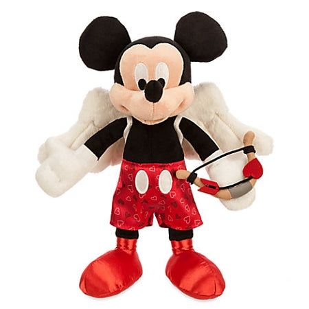  Disney Valentine's Day Plush - Mickey Mouse Cupid - 9"