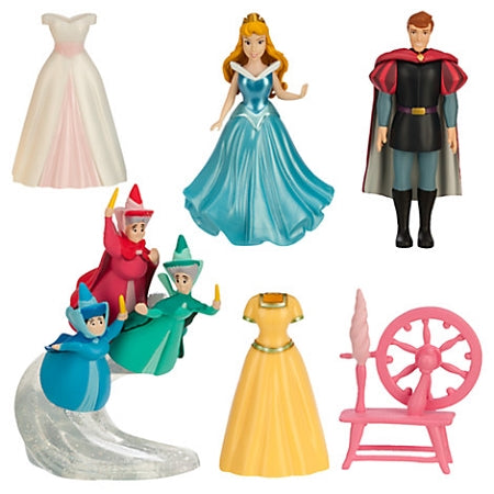  Disney Figurine Fashion Set - Sleeping Beauty - Deluxe Play Set