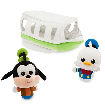  Disney Plush Playset - Donald Duck And Goofy Monorail