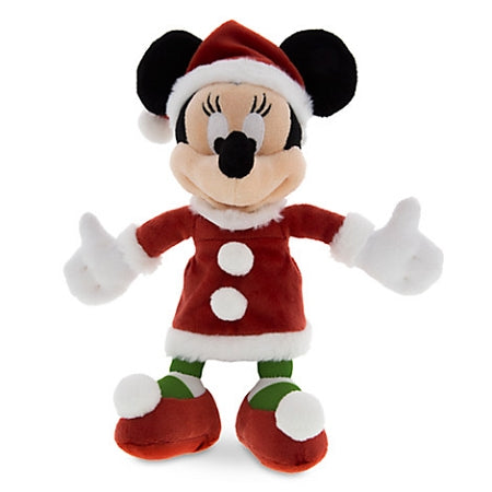  Disney Plush - Santa Minnie Mouse - Small - 7''