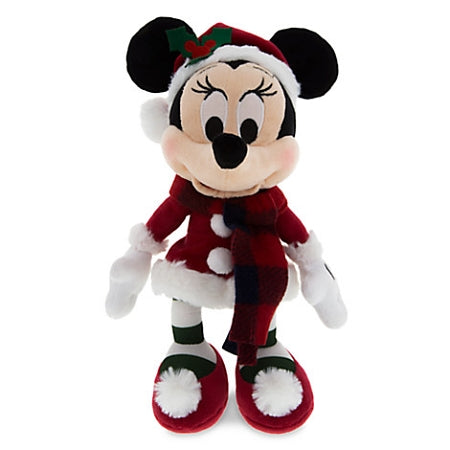  Disney Plush - Retro Santa Minnie Mouse - Small - 9''