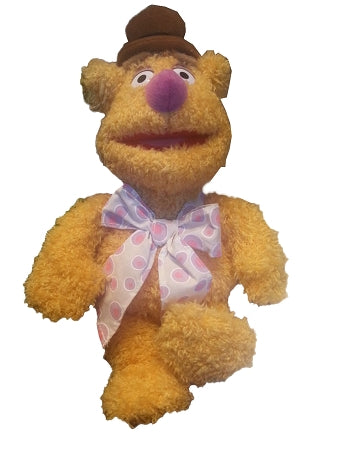  Disney Plush - Fozzie Bear Bean Bag Plush - The Muppets - 9''