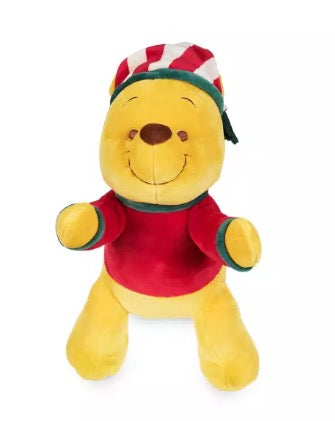  Disney Holiday Plush - Santa Winnie The Pooh - 13"