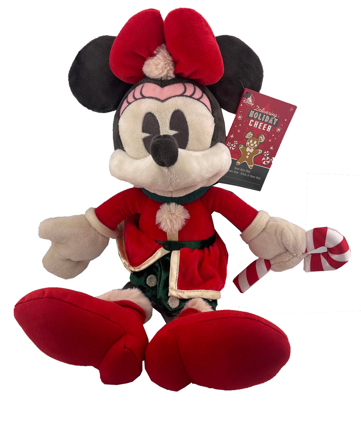  Disney Holiday Plush - 2022 Santa Minnie Mouse - 15"