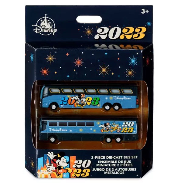  Disney Die Cast Bus Set - 2023 Mickey & Friends - Disney Parks