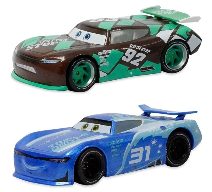  Disney Pullback Toy - Disney Cars - Cam Spinner & Sheldon Shifter