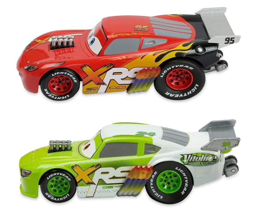  Disney Pullback Toy - Disney Cars - McQueen & Brick Yardley