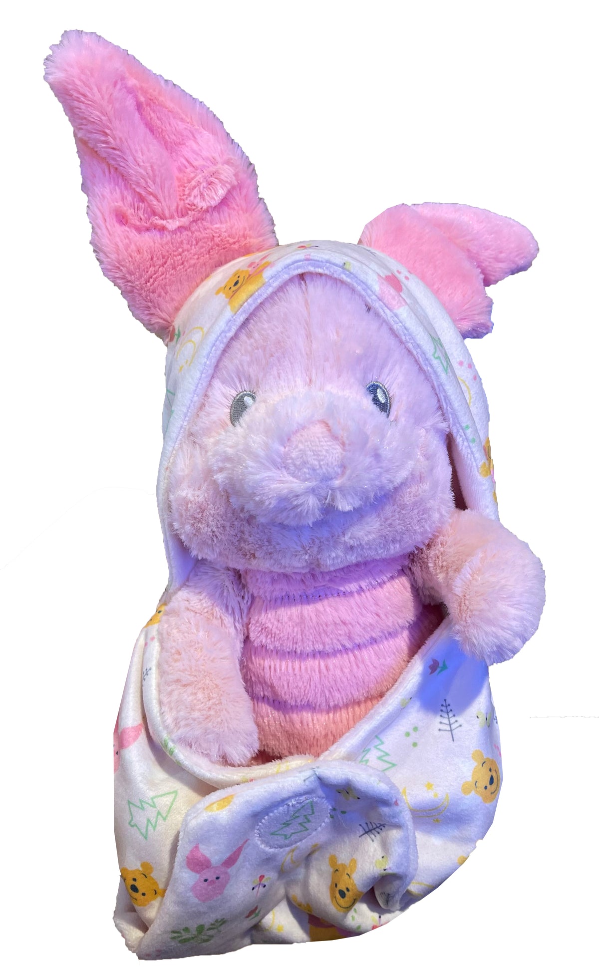  Disney Babies In Hooded Pouch Plush - Piglet - 10"