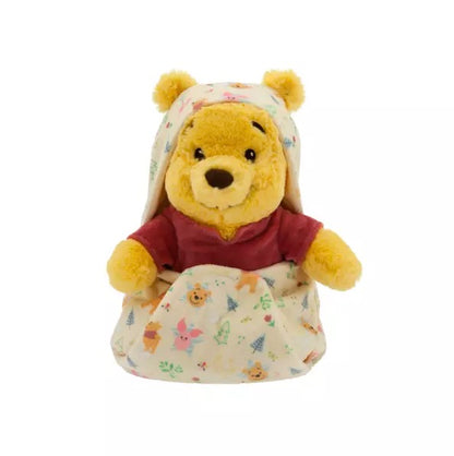  Disney Babies In Hooded Pouch Plush - Winnie The Pooh - 10"