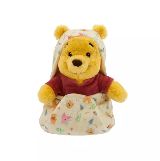  Disney Babies In Hooded Pouch Plush - Winnie The Pooh - 10"
