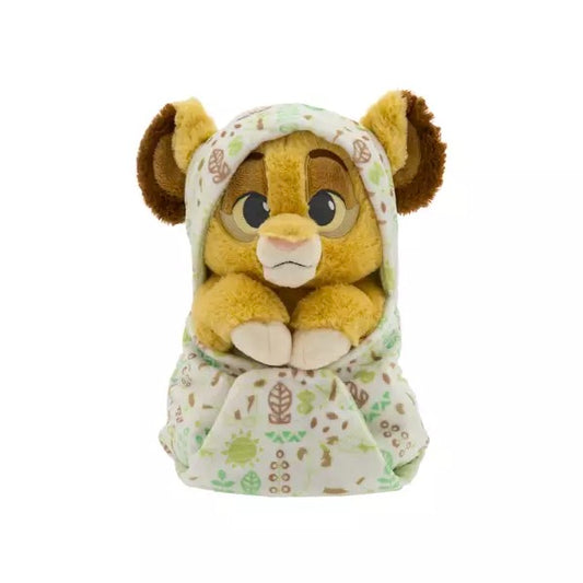  Disney Babies In Hooded Pouch Plush - Simba - 10"