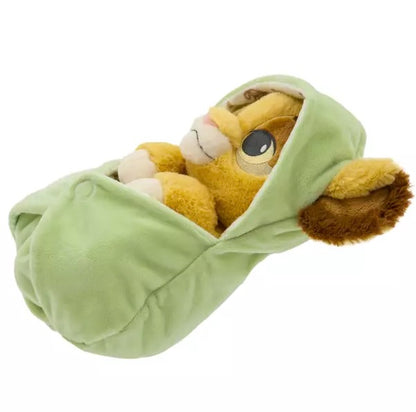  Disney Babies In Hooded Pouch Plush - Simba - 10"