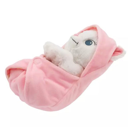  Disney Babies In Hooded Pouch Plush - Marie - 10"