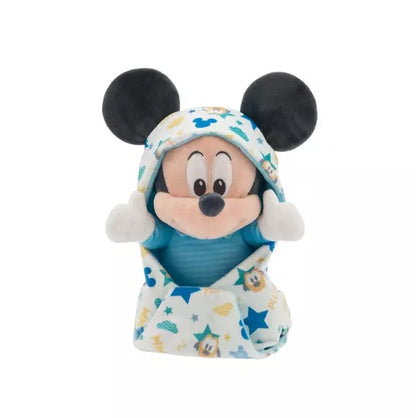  Disney Babies In Hooded Pouch Plush - Mickey Mouse - 10"