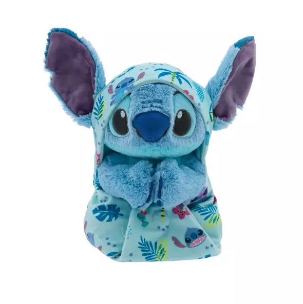  Disney Babies In Hooded Pouch Plush - Stitch - 10"