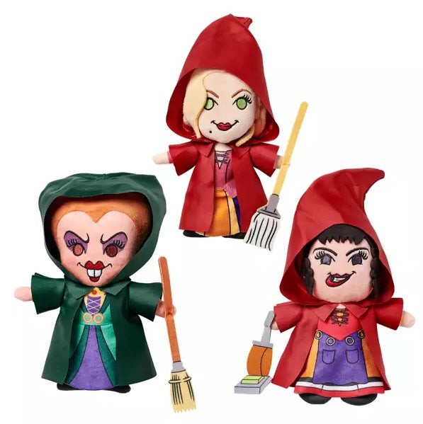  Disney Plush Set - Sanderson Sisters - Hocus Pocus