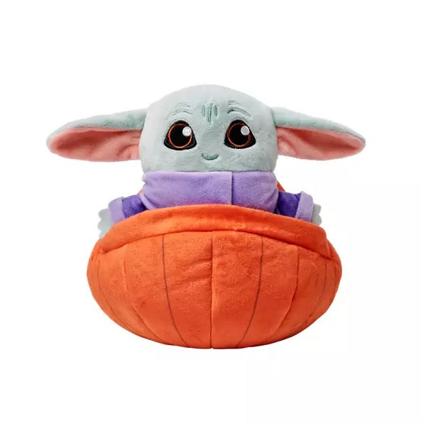 Disney Plush - Grogu In Pumpkin Shell - 8"