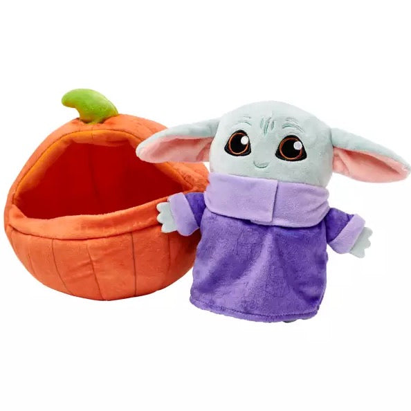  Disney Plush - Grogu In Pumpkin Shell - 8"