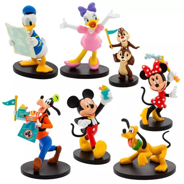  Disney Figurine Set - Play In The Park Mickey And Friends