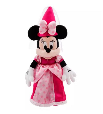  Disney Plush - Princess Minnie Mouse With Veil - 23"
