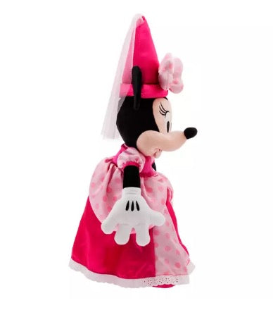  Disney Plush - Princess Minnie Mouse With Veil - 23"