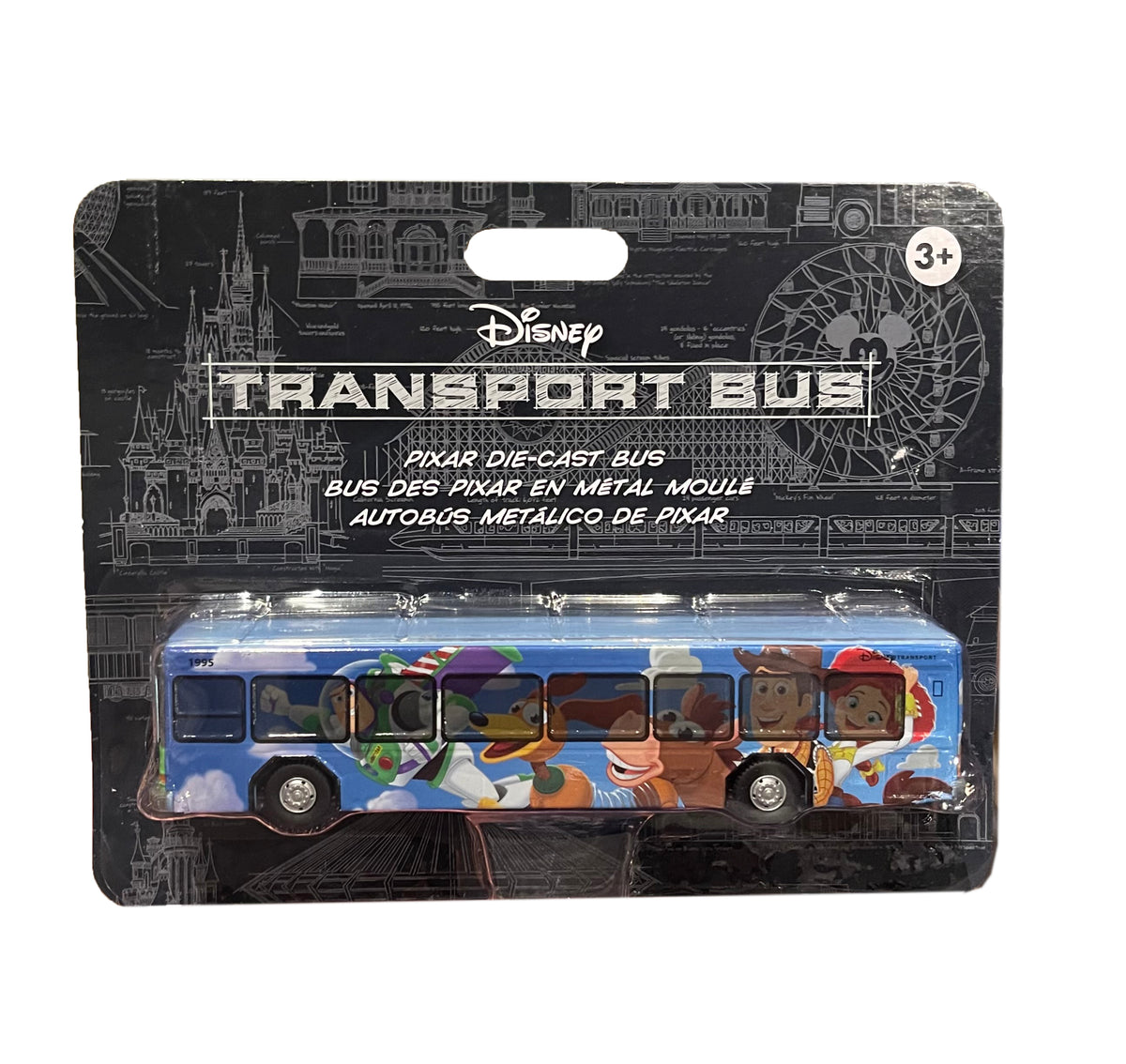  Disney Die Cast Bus - Toy Story Transport
