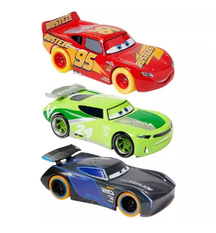  Disney Pullback Toy - Disney Cars Light Up - Set Of 3
