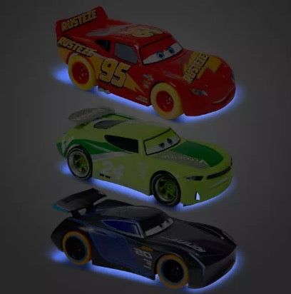  Disney Pullback Toy - Disney Cars Light Up - Set Of 3