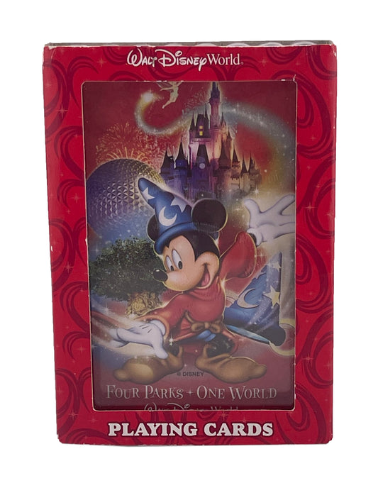  Disney Playing Cards - Four Parks One World