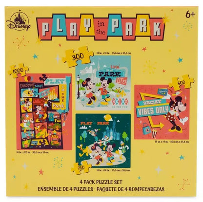  Disney Puzzle - Play In The Park - 4 Pack