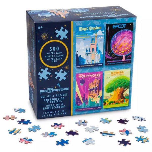  Disney Puzzle Set - Walt Disney World Park Icons