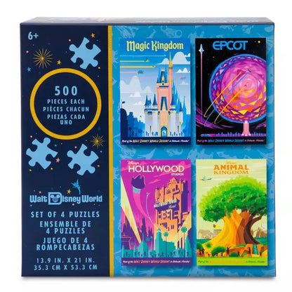  Disney Puzzle Set - Walt Disney World Park Icons