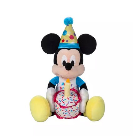  Disney Plush - Mickey Mouse Birthday With Cake