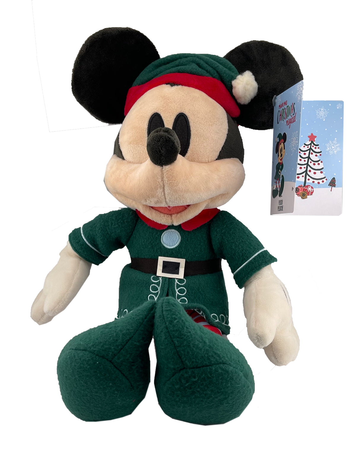  Disney Holiday Plush - 2024 Mickey Mouse Elf - 15"