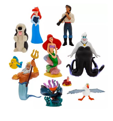  Disney Deluxe Figure Play Set - The Little Mermaid