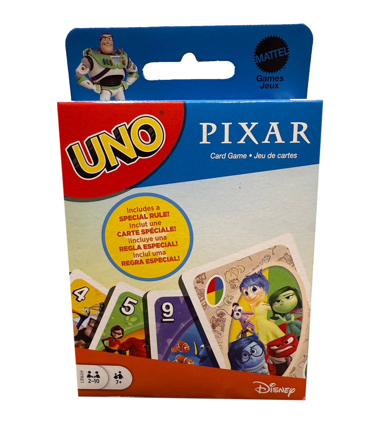  Disney Parks Game - Pixar Uno Cards