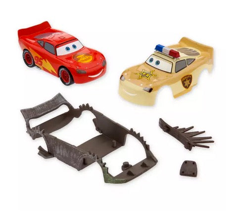  Disney Die Cast Set - Lightning McQueen - Cars On The Road